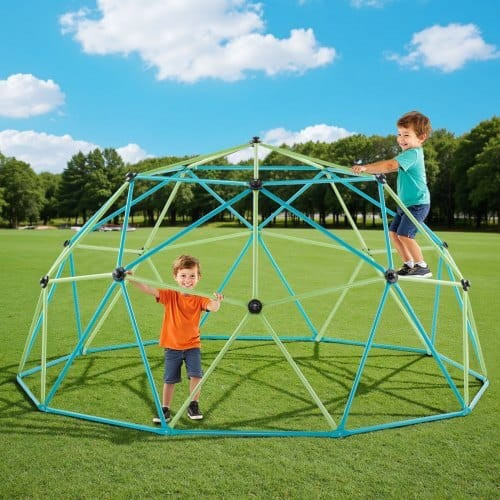 Climbing Dome, 10FT Geometric Dome Climber for Kids, 1000LBS Loading Jungle Gym Playground with Oct E415-JHPDZJ10FTLQ8X834001V0