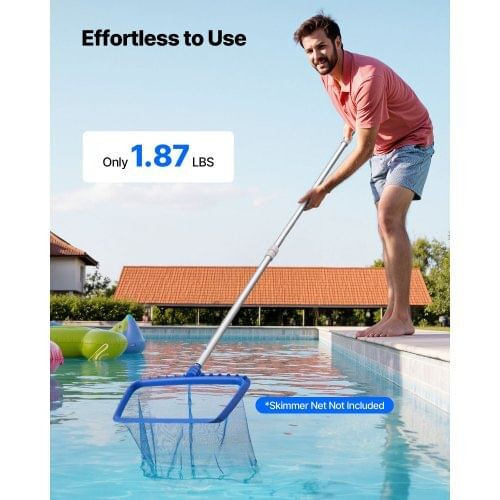 Pool Pole, 3.4 to 12 Ft Telescoping Swimming Pool Cleaning Poles, Professional Adjustable Telescopi E415-BCGYCQJTJYCGUEC1M001V0