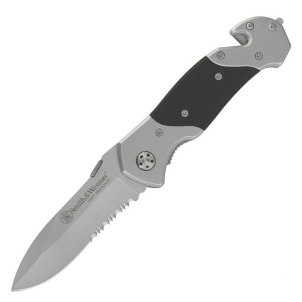 Smith & Wesson 1st Response 3.3" Folding Pocket Knife & Rescue Tool M119-SWFRS