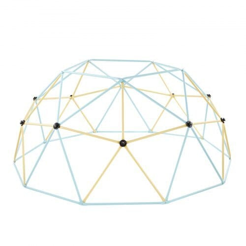 Climbing Dome, 10FT Geometric Dome Climber, 1000LBS Loading Jungle Gym Playground with 2 Basketball E415-JHPDZJ10FTLQDD2DJ001V0