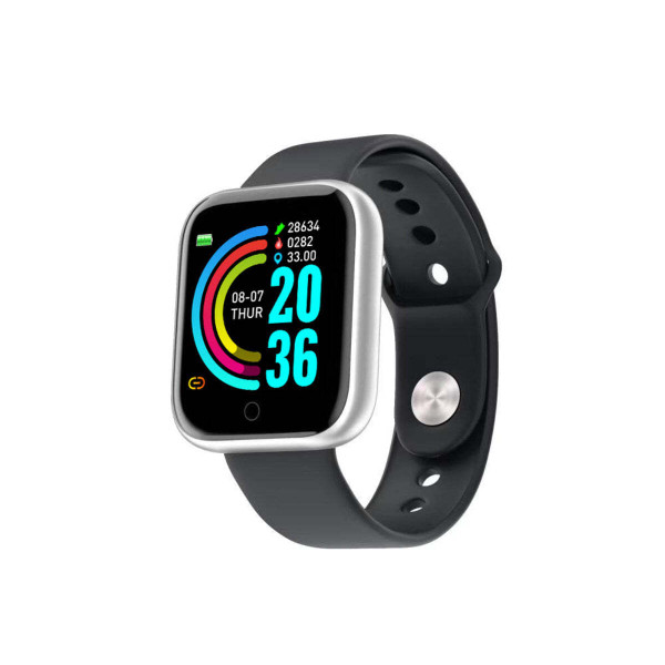 Color: SILVER ON BLACK - Activa Smart Watch For Goal Setters K290-33457482661974
