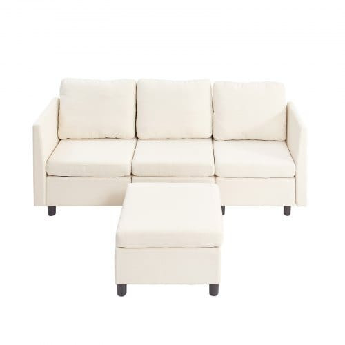 Modular Sectional Sofa, 3-Seater Modular Sofa with Hidden Storage, Cloud Sectional Couch with Ottom E415-KTSFTZZP3ZCGRYPR0003V0