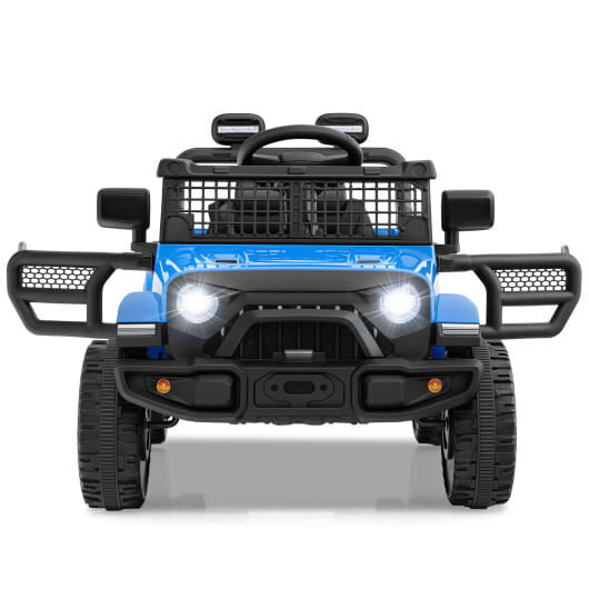 12V Kids Ride on Truck Car Battery Powered Electric Vehicle-Black B593-TQ10374US