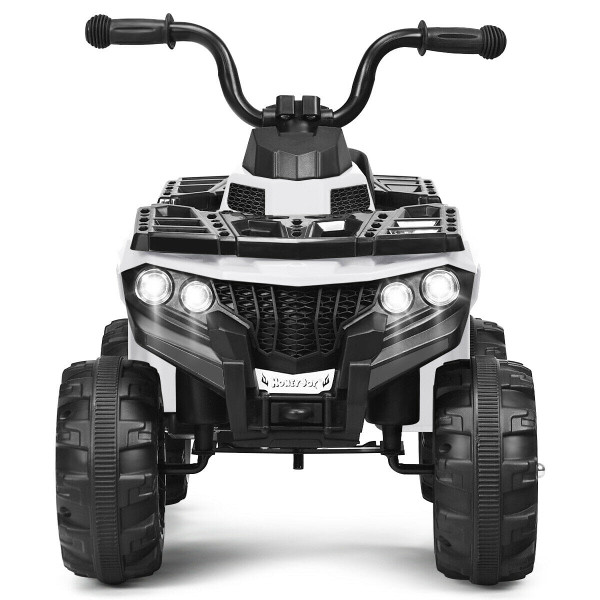 6V Battery Powered Kids Electric Ride on ATV-White - Color: White D681-TY580277WH