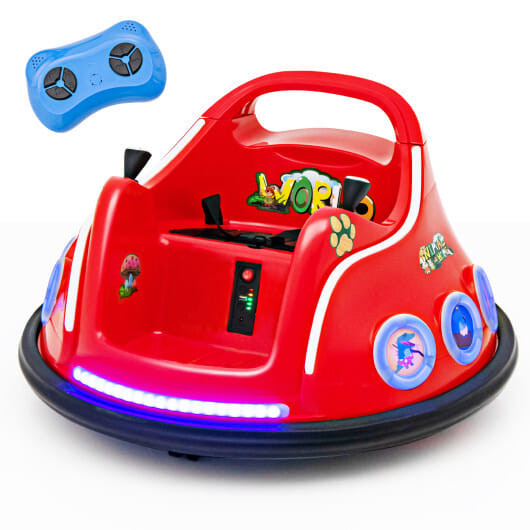 12V Electric Ride On Car with Remote Control and Flashing LED Lights-Purple B593-TQ10170US