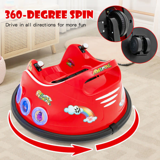 12V Electric Ride On Car with Remote Control and Flashing LED Lights-Purple B593-TQ10170US