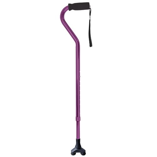 Cane  Offset  Blue Jay Purple with Foam Handle B731-BJ210190PR
