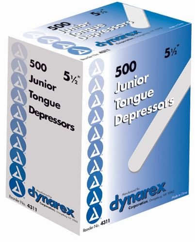 Tongue Depressors-Regular 6  Non-Sterile Bx/500 B731-3065