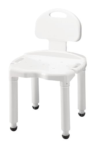 Bath Bench Composite W/ Back Knocked-Down  -Carex B731-RB671