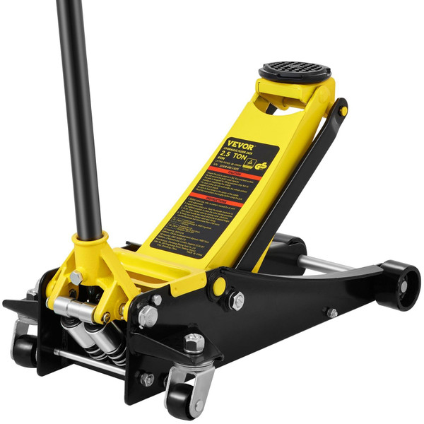 Floor Jack, 2.5 Ton Low Profile Floor Jack, Heavy-duty Steel Racing Floor Jack with Dual Pistons Qu E415-SGWSQJDTZS25TVDHJV0