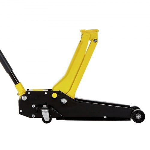 Low Profile Floor Jack, 4 Ton (8818 lbs) Capacity, Steel Racing Floor Jack with Dual Pistons Quick  E415-SGWSQJDTZ4TXABSW9001V0