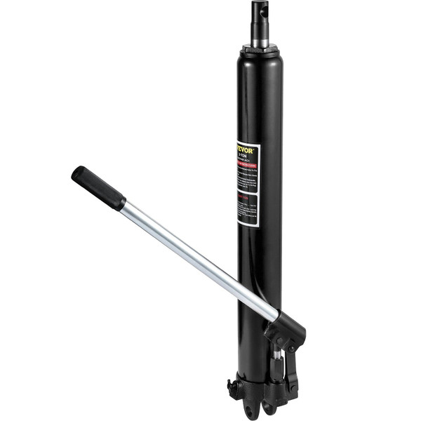  Hydraulic Long Ram Jack, 3 Tons/6600 lbs Capacity, with Single Piston Pump and Clevis Base, Manual E415-ZGYYQJDHSDG3T08KDV0