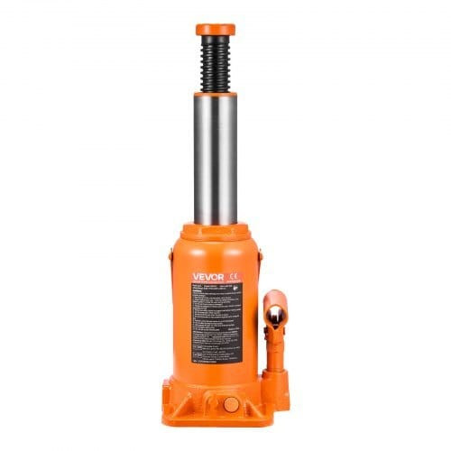 Hydraulic Bottle Jack, 20 Ton (44092 lbs) Capacity, 8.9-17.1 Inch Lifting Range, Heavy Duty Welded  E415-PSQJDCSSDS20AUFBY001V0