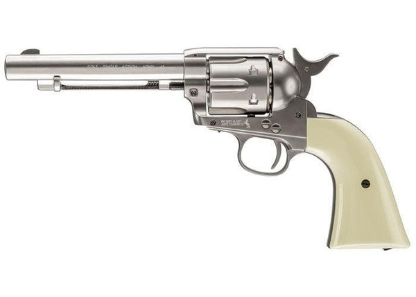 Colt Peacemaker SAA CO2 Revolver, Nickel P892-PY-3568-6893