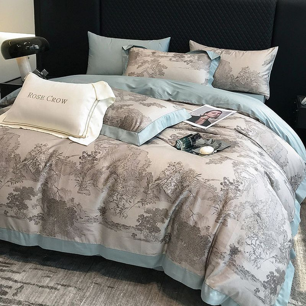 Pattern: Image, Size Specifications: Suitable For 150cm Bed - American-style High-grade 100-piece L Q119-CJCS195811129CX