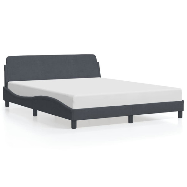 Bed Frame Dark grey A949-3207676