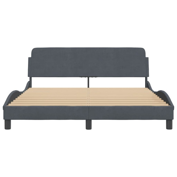 Bed Frame Dark grey A949-3207676