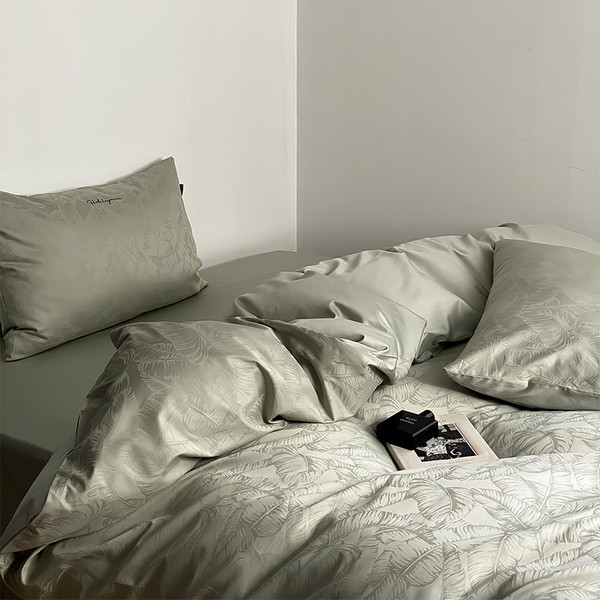 Pattern: Under The Desert, Dimensions: 220 X240cm Duvet Insert - Long Velvet Jacquard Four Piece Pu Q119-CJCS183817308HS