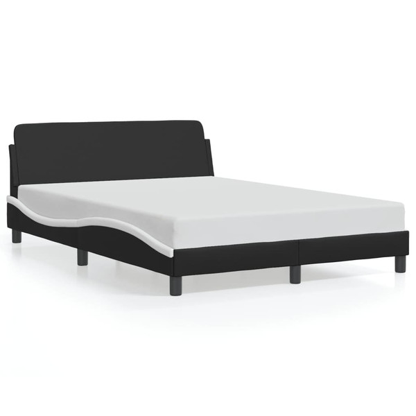 Bed Frame Black and White A949-3207673