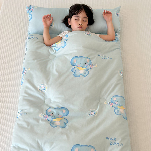 Color: Happy Elephant, Size Specification: 100x180cm Winter Style - Anti-kick Four Seasons Children Q119-CJYD247412712LO