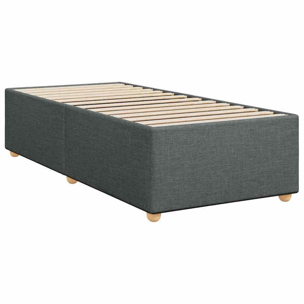  Bed Frame Dark Grey 100% Polyester, Plywood, Engineered Wood A949-3284773