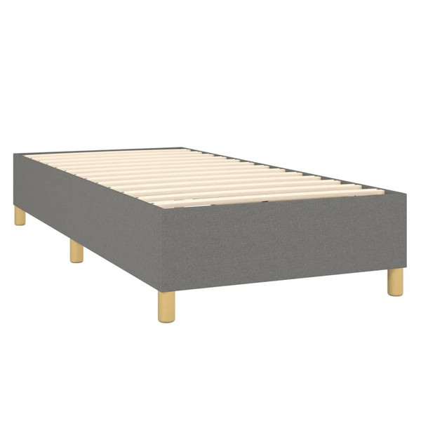  Box Spring Bed Frame Dark Gray Twin XL Fabric (US Only) A949-3120997