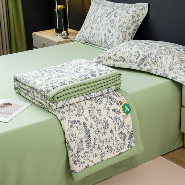 Pattern: Blue And White Porcelain, Size Specification: 150X200cm - Cotton And Linen Double-layer Ya Q119-CJYD245917717QJ