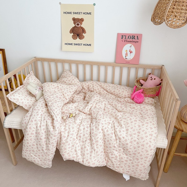 Color: Rouge Spring Quilt, Size Specification: 200x230CM - Pastoral Style Children Thickening Therm Q119-CJYD206797303CX