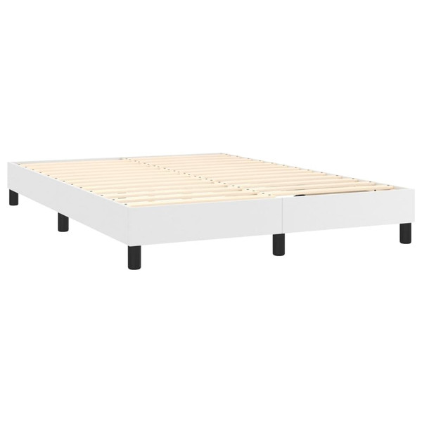  Bed Frame White Faux leather, plywood, engineered wood Queen A949-3120731