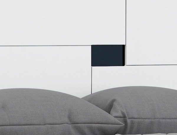 Four Piece White Solid Wood Bedroom Set With Mirror N270-343981