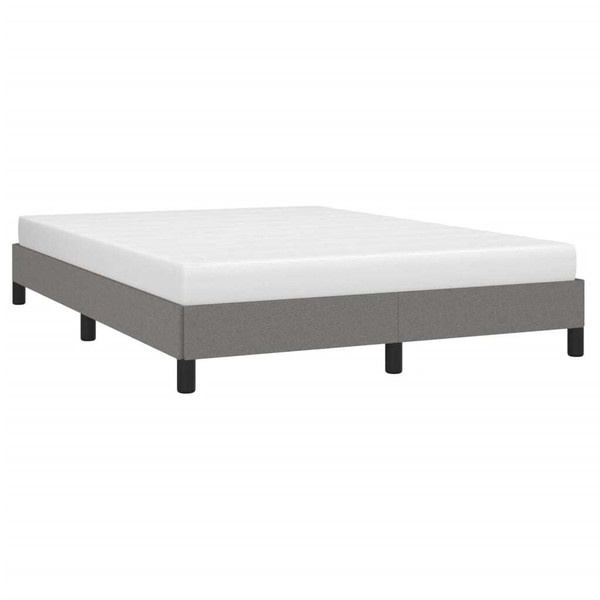  Dark Grey Bed Frame 100% polyester, plywood, engineered wood Queen A949-346762