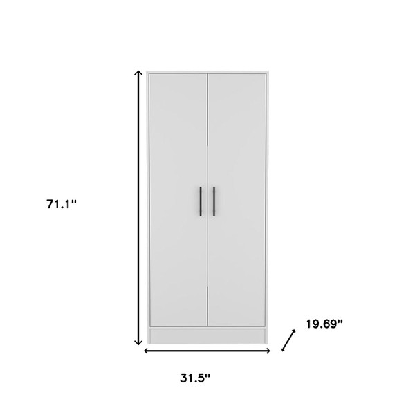 Two Piece White Bedroom Set N270-530264