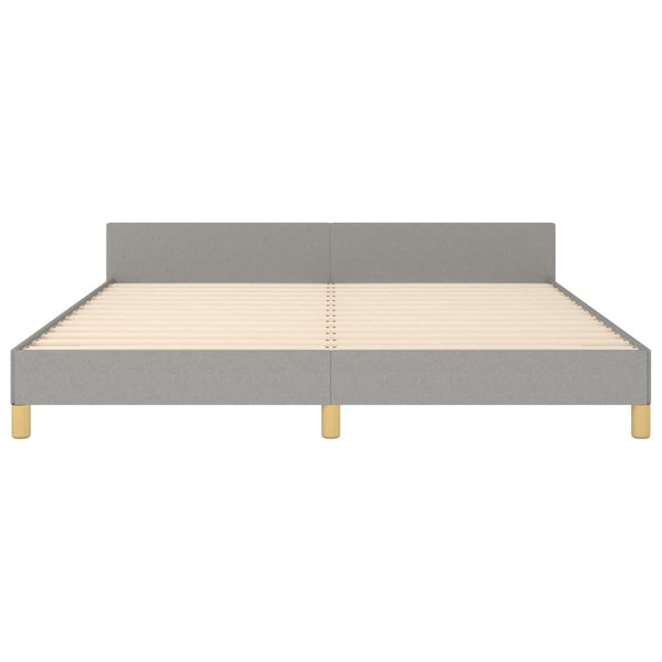  Bed Frame With Headboard Light Gray A949-347459
