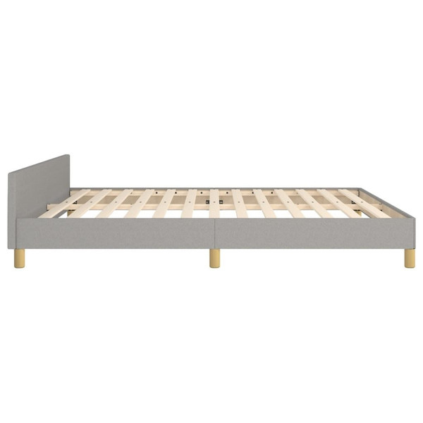  Bed Frame With Headboard Light Gray A949-347459