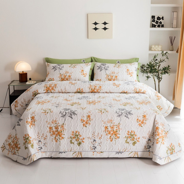 Color: Like a dream, style: Only the bed cover-245X250cm, Size:  - Cotton Bed Comforter Quilted Bed Q119-CJCS245155605EV