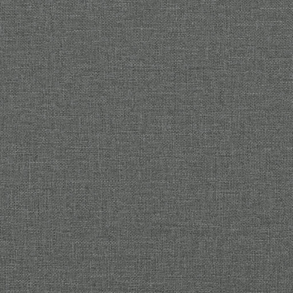  Bed Frame Dark Gray 100% Polyester, Metal, Solid Pine Wood, Plywood A949-373280