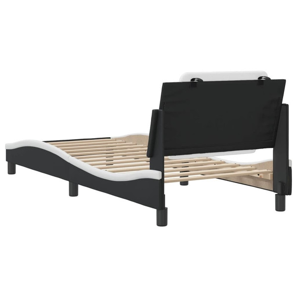  Bed Frame Black and White A949-3208214