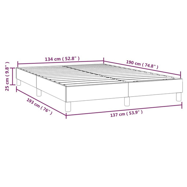  Bed Frame White Faux leather, plywood, engineered wood Full A949-3120729