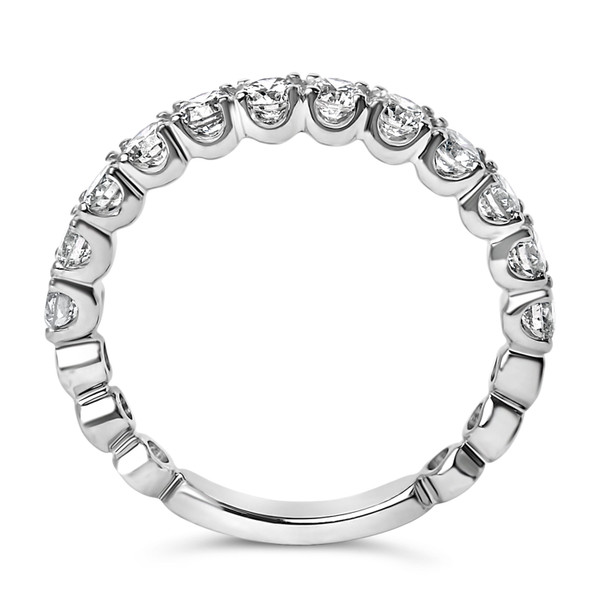 14K White Gold 1.00 Cttw Round Diamond Prong Set Wedding Band N162-024561RASH