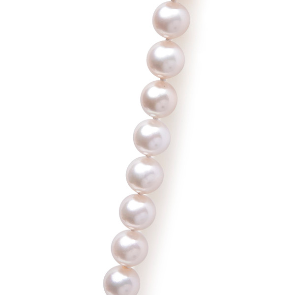 14K Yellow Gold 8.0x8.5mm Akoya Pearl Strand Necklace N162-023056NS35