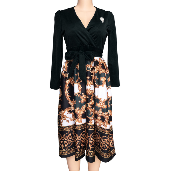 Foreign trade supply classic version with fashion trend printing Europe and the United States Afric Q119-CJNSSYLY01429