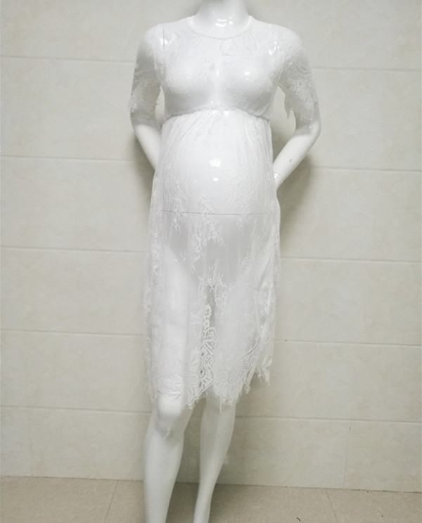 Lace hook flower maternity skirt Q119-CJNSSYLY02264