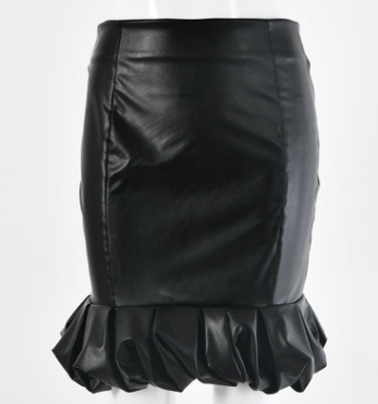 Color: Blk skirt, Size: M - Mesh openwork jumpsuit Q119-CJNSSYLY02562-Blk skirt-M