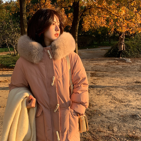 Mid-length Niche Thickened White Duck Down Jacket Winter Q119-CJYD1906318