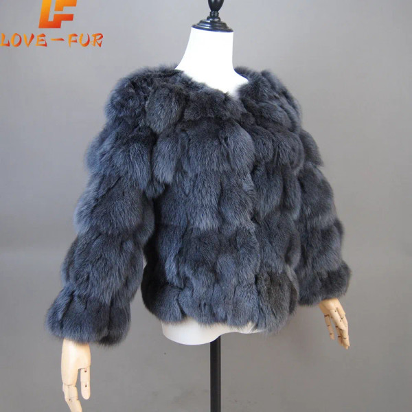 Color: Beige, Size: M - 2025 New Style Real Fur Coat 100% Natural Fur Jacket Female Winter Warm Lea F640-12000034266142808