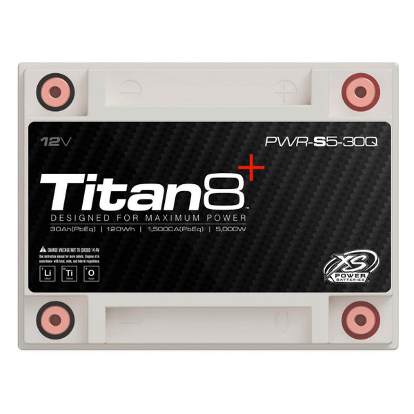XS Power Titan-8 Lithium Battery 5000 Watts / 30Ah M119-PWRS530Q
