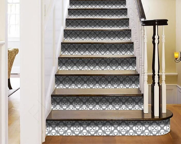5" X 5" Light Gray And White Coli Peel And Stick Tiles N270-390694
