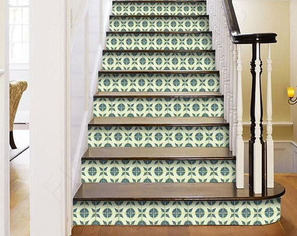 6" X 6" Aegean Orb Removable Peel and Stick Tiles N270-400197