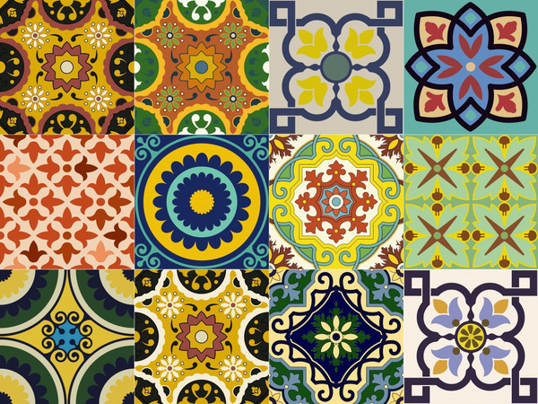 5" X 5" Euro Mosaic Peel and Stick Removable Tiles N270-400041