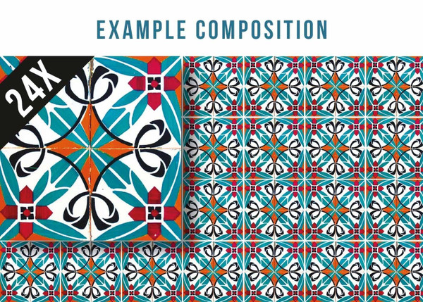 8" X 8" Cali Venice Removable  Peel And Stick Tiles N270-390652